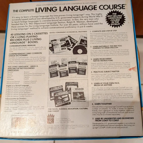 Living Language Portuguese Course - Picture 3 of 3